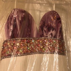 Prom or formal dress sweet heart neckline size 14